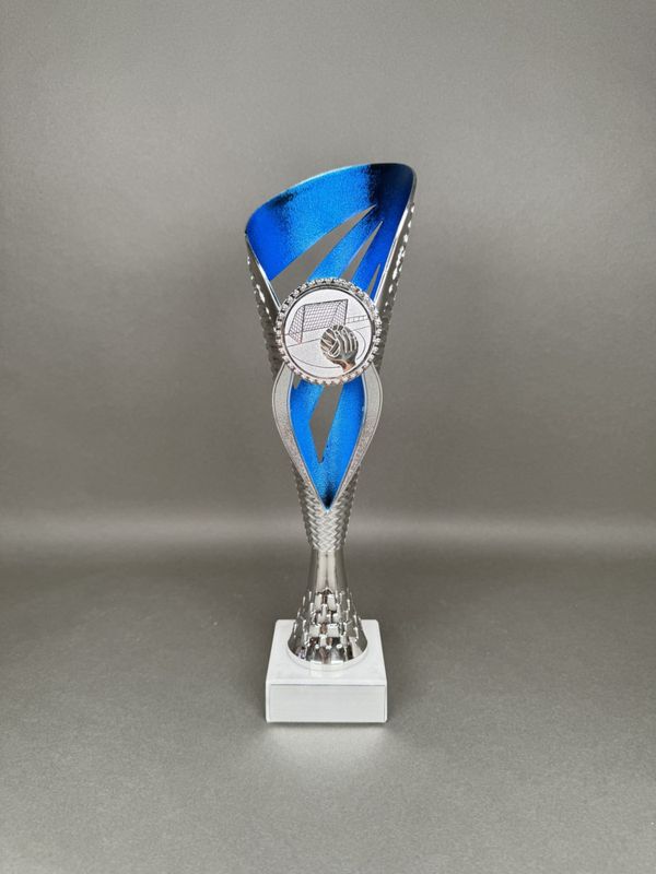 Trofé Samuel, Silver-Blå, 335mm