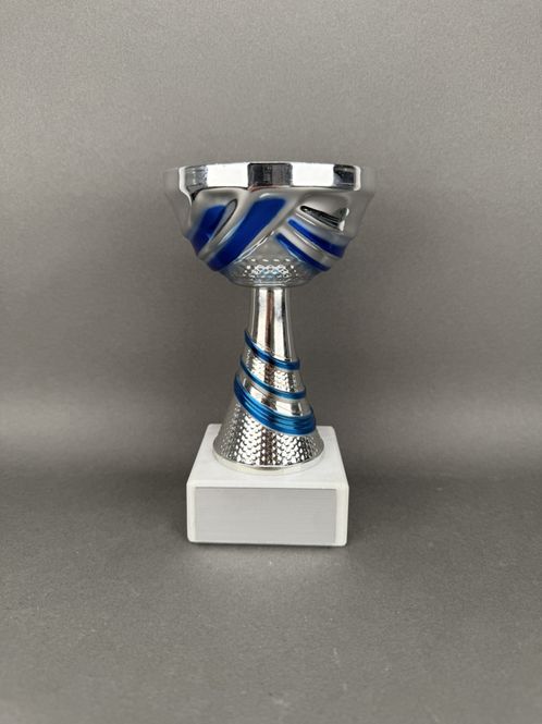 Huvudbild Pokal Lucas, Silver-Blå, 155mm, Diameter 90mm